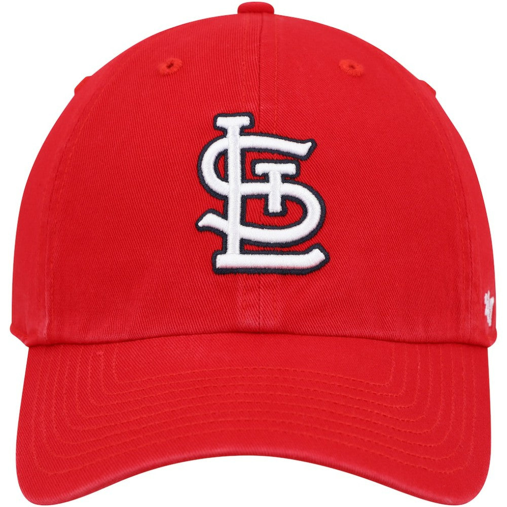 St. Louis Cardinals Clean Up Adjustable Hat - Red | 47 brand