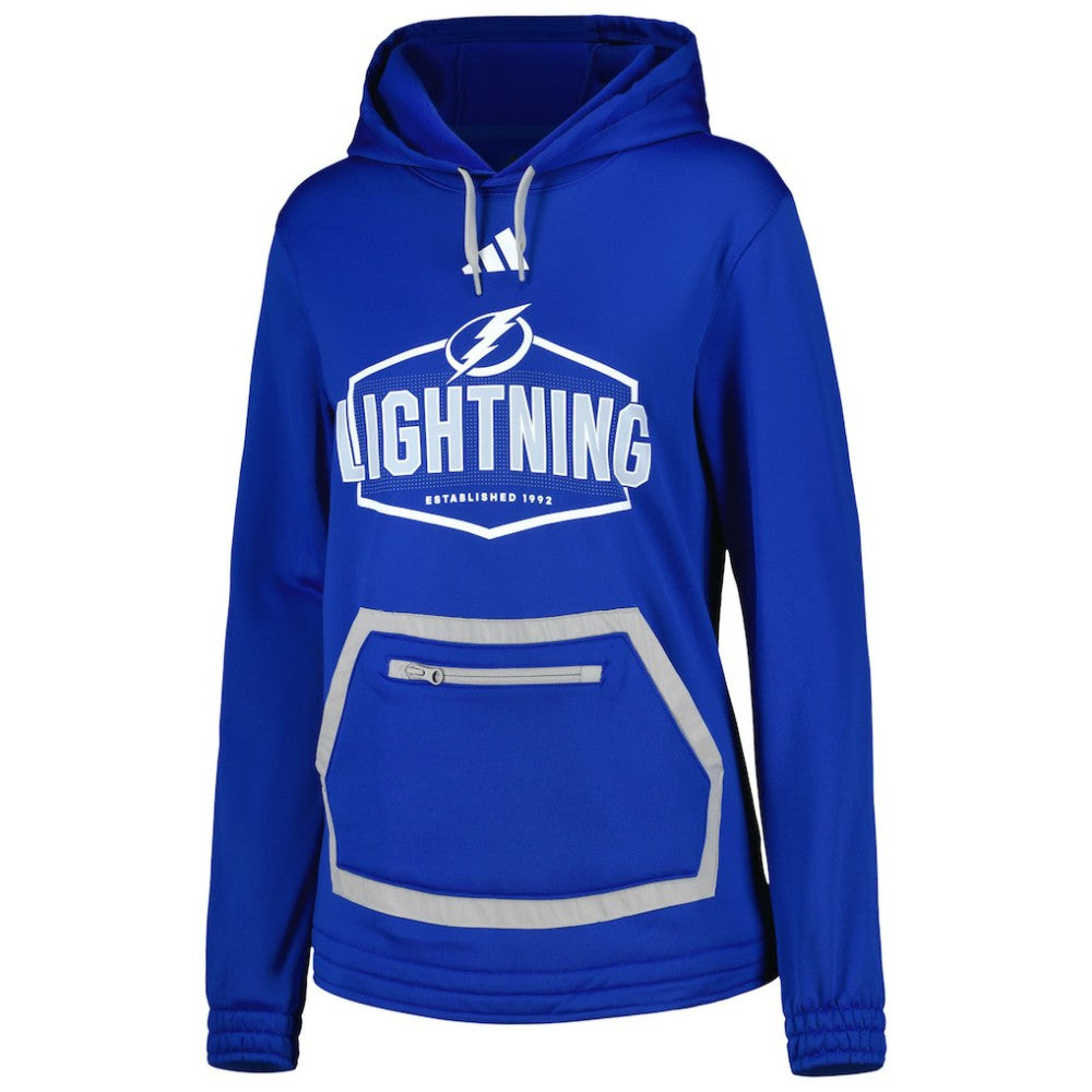 Tampa Bay Lightning adidas Women's Team Pullover Hoodie