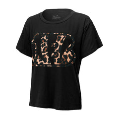 NFL Cincinnati Bengals Joe Burrow  Majestic Threads Women's Leopard Player Name & Number T-Shirt