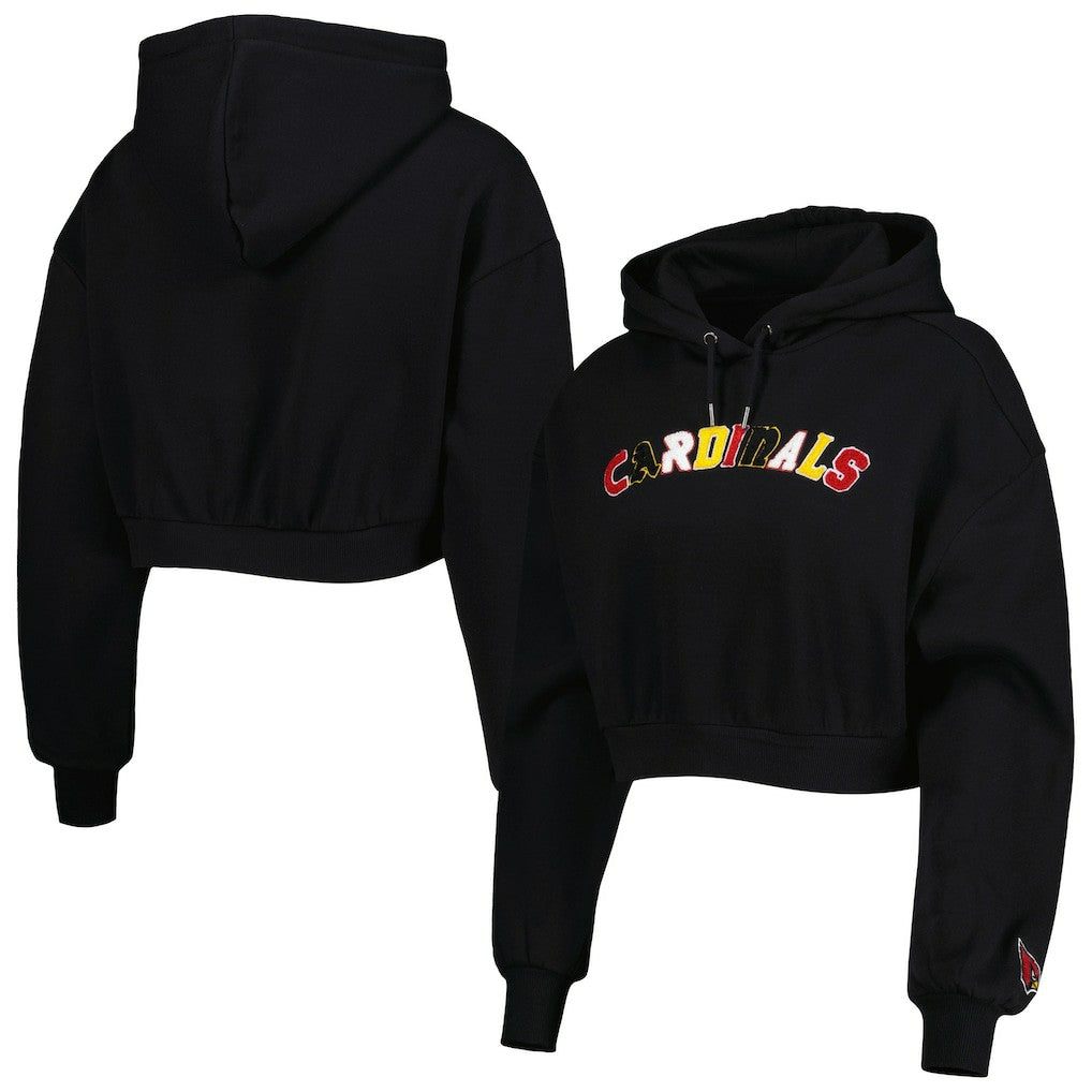 NFL Arizona Cardinals The Wild Collective Women's Cropped Pullover Hoodie