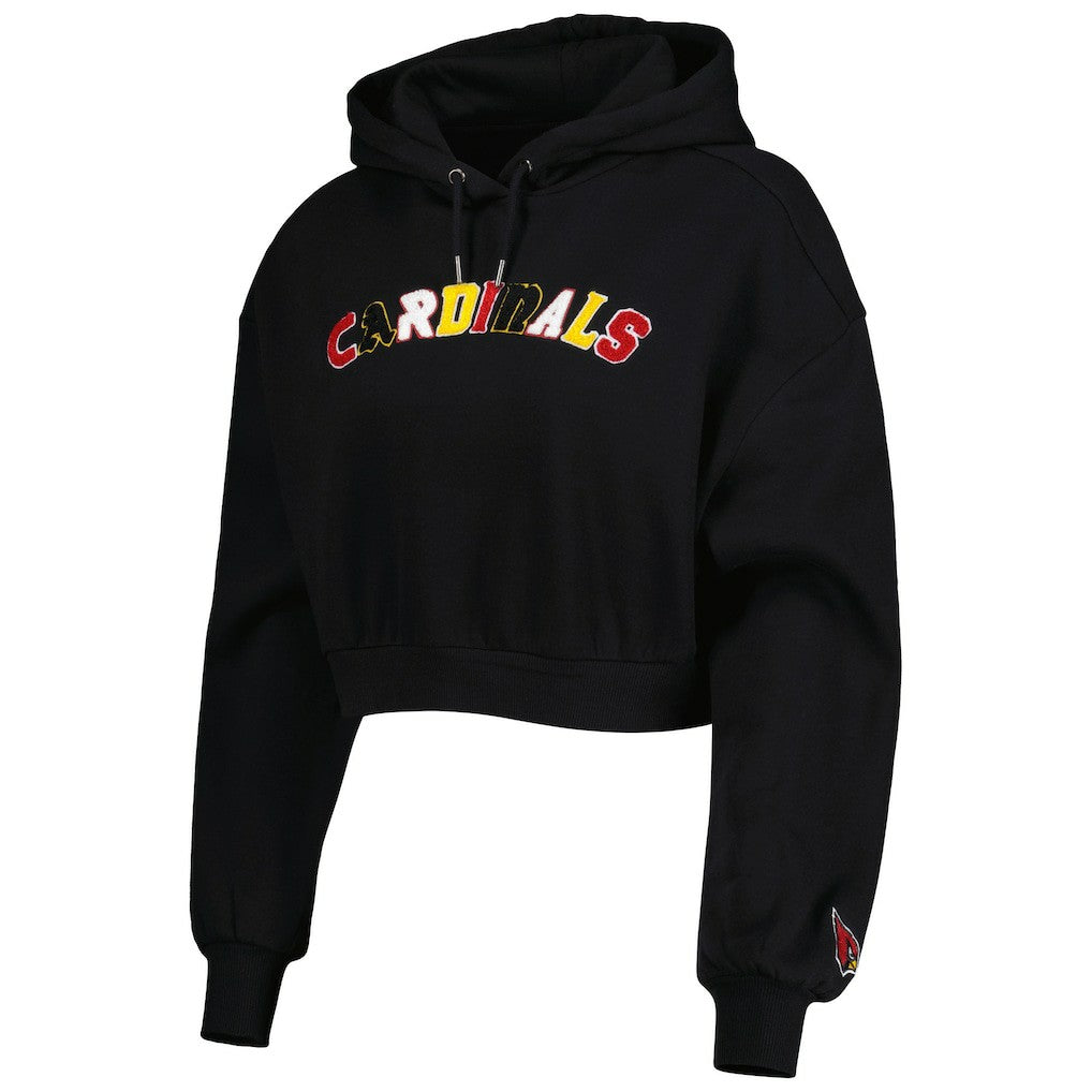 NFL Arizona Cardinals The Wild Collective Women's Cropped Pullover Hoodie