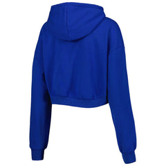 NFL Buffalo Bills The Wild Collective Women's Cropped Pullover Hoodie