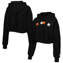 NFL Cleveland Browns The Wild Collective Women's Cropped Pullover Hoodie