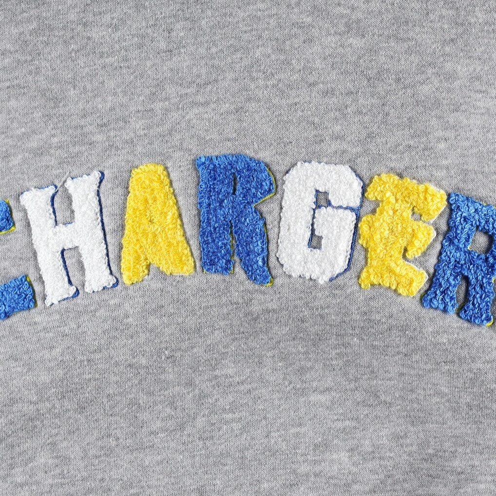 NFL Los Angeles Chargers The Wild Collective Women's Cropped Pullover Hoodie