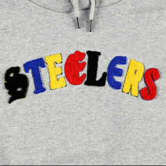 NFL Pittsburgh Steelers The Wild Collective Women's Cropped Pullover Hoodie