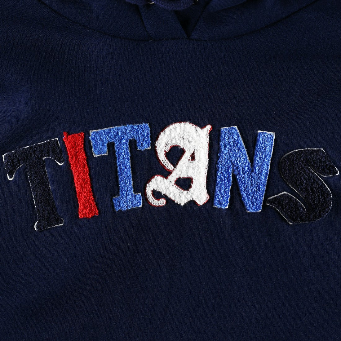 NFL Tennessee Titans The Wild Collective Women's Cropped Pullover Hoodie
