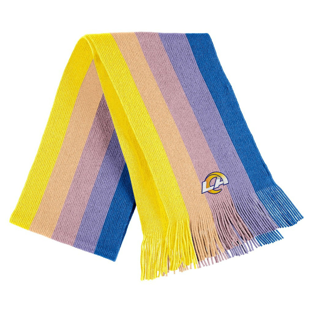 NFL Los Angeles Rams WEAR by Erin Andrews Women's Ombre Pom Knit Hat and Scarf Set