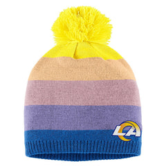 NFL Los Angeles Rams WEAR by Erin Andrews Women's Ombre Pom Knit Hat and Scarf Set