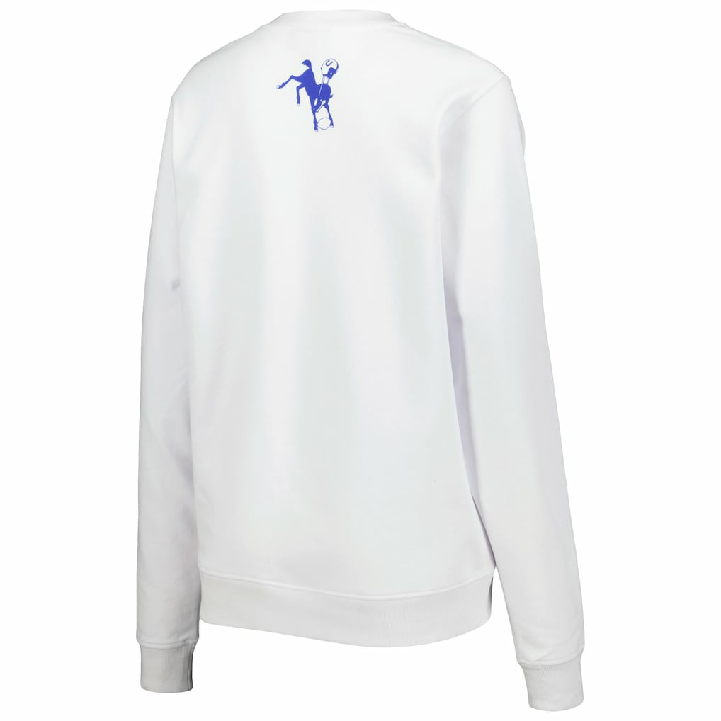 NFL Indianapolis Colts The Wild Collective Women's Cheer V-Neck Fleece Pullover Sweatshirt