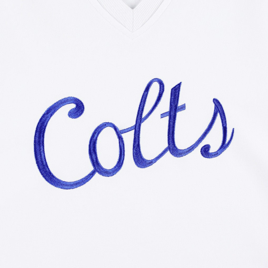 NFL Indianapolis Colts The Wild Collective Women's Cheer V-Neck Fleece Pullover Sweatshirt