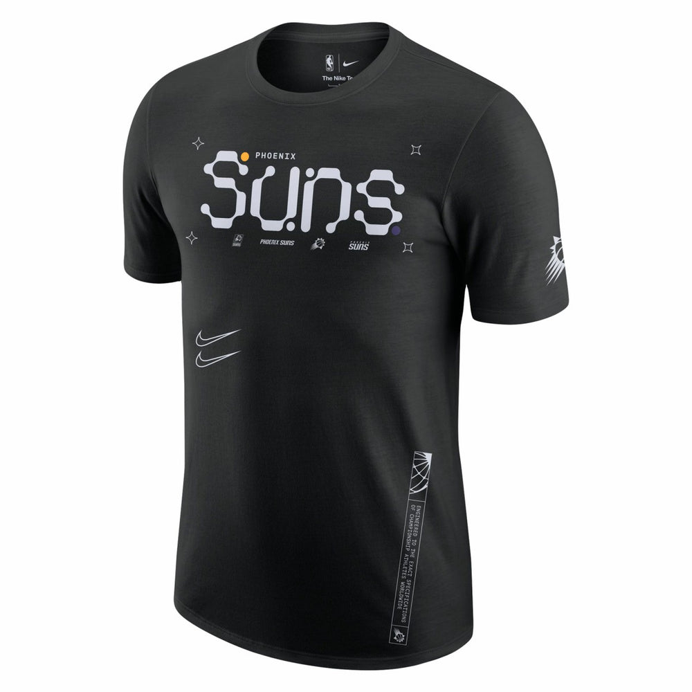 Phoenix Suns Courtside Air Traffic Control Max90 T-Shirt - Black | Nike for sale