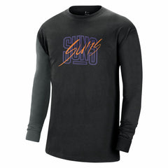 Phoenix Suns Courtside Versus Flight MAX90 Long Sleeve T-Shirt - Black | Nike shop