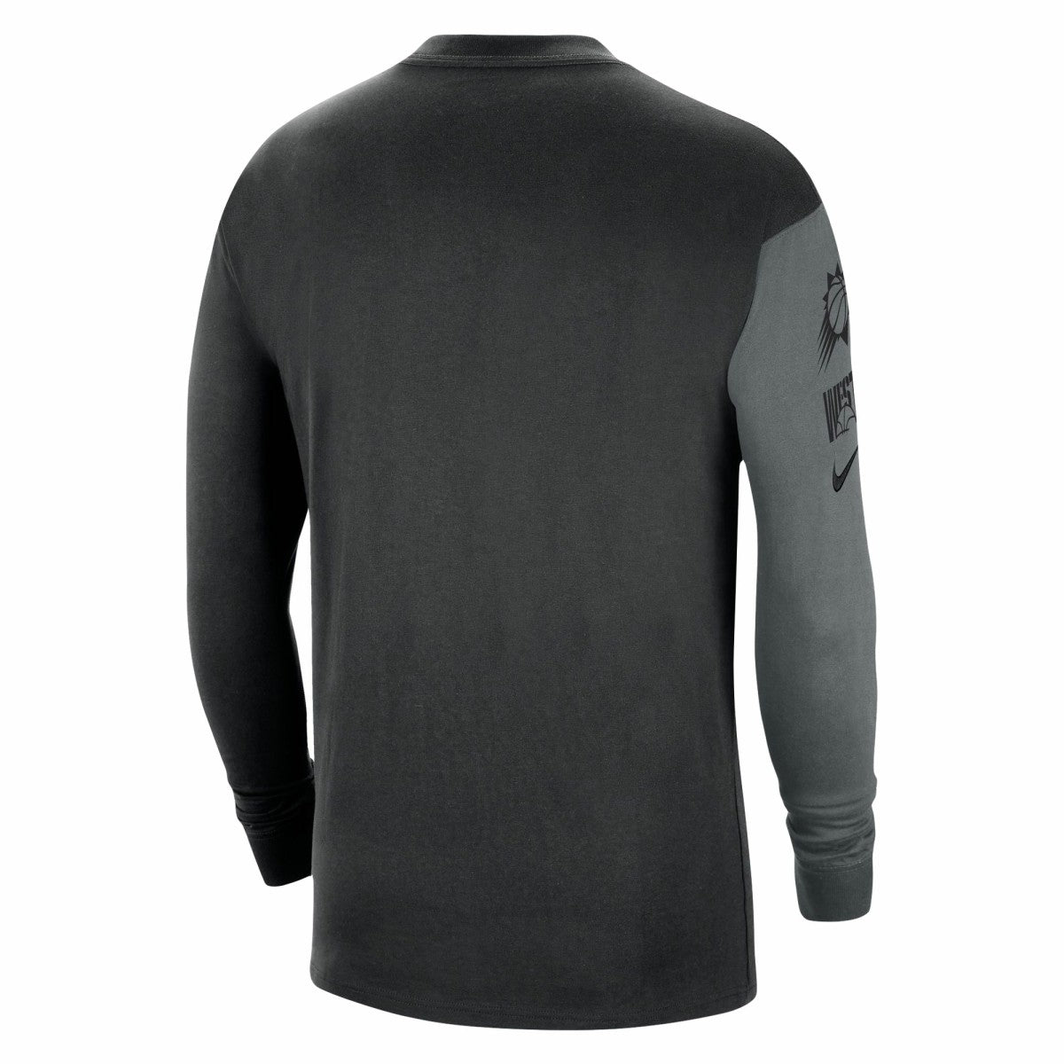 Phoenix Suns Courtside Versus Flight MAX90 Long Sleeve T-Shirt - Black | Nike shop