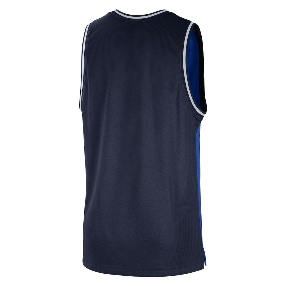 Dallas Mavericks Courtside Versus Force Split DNA Performance Mesh Tank Top sale - Blue/Navy | Nike discount