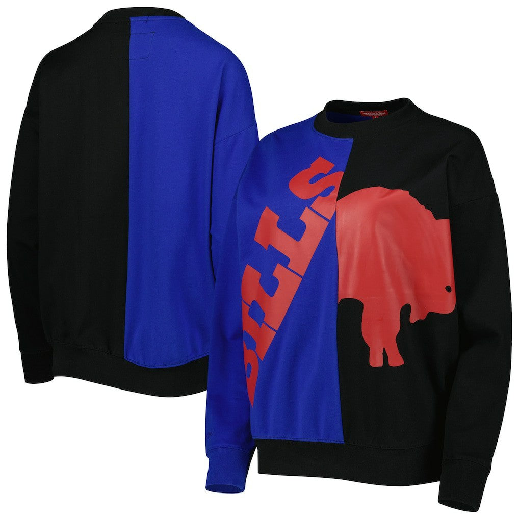 NFL Buffalo Bills Women's Big Face Pullover Sweatshirt