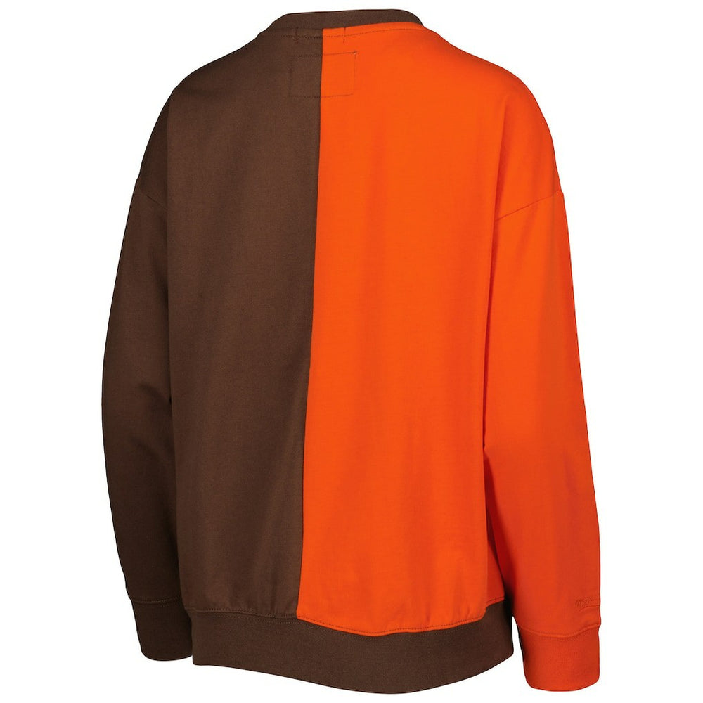 NFL Cleveland Browns Women's Big Face Pullover Sweatshirt