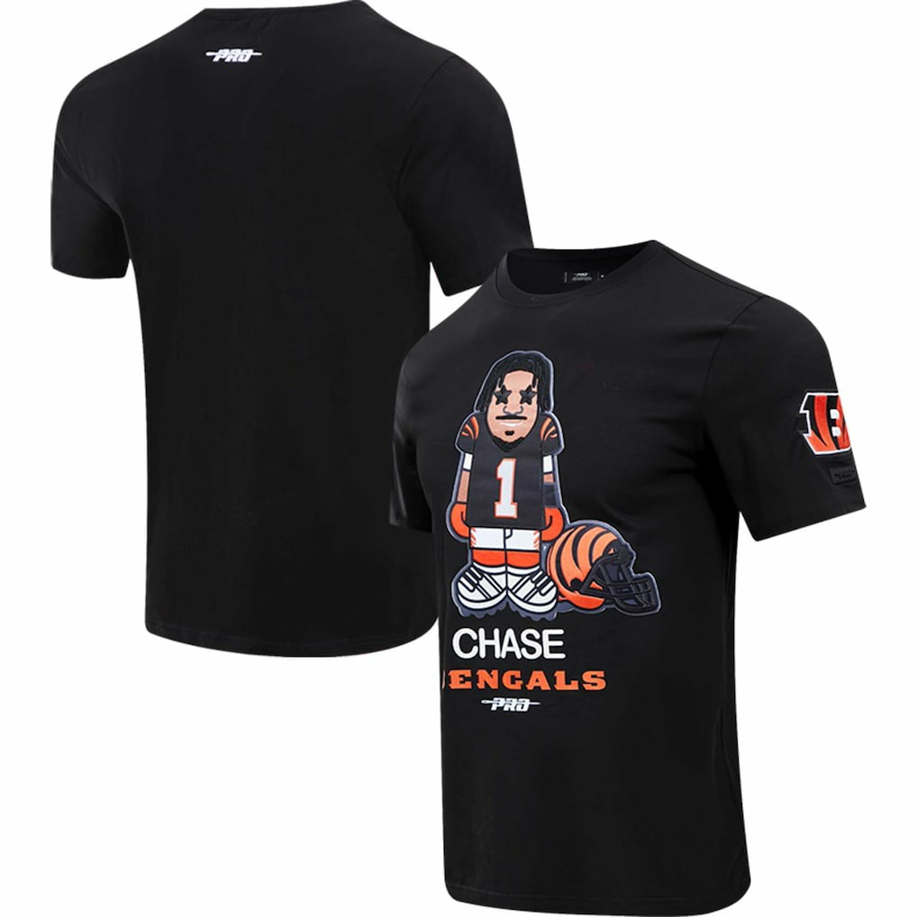NFL Cincinnati Bengals Ja'Marr Chase  Pro Standard Player Avatar Graphic T-Shirt