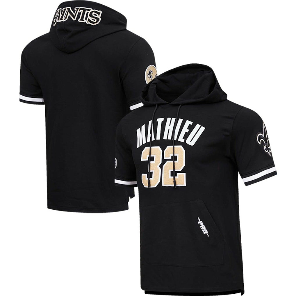 NFL New Orleans Saints Tyrann Mathieu  Pro Standard Player Name & Number Hoodie T-Shirt