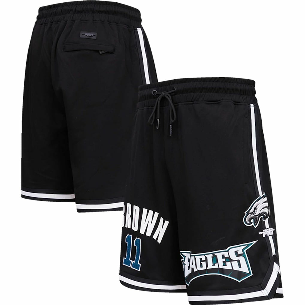 NFL Philadelphia Eagles A.J. Brown  Pro Standard Player Name & Number Shorts