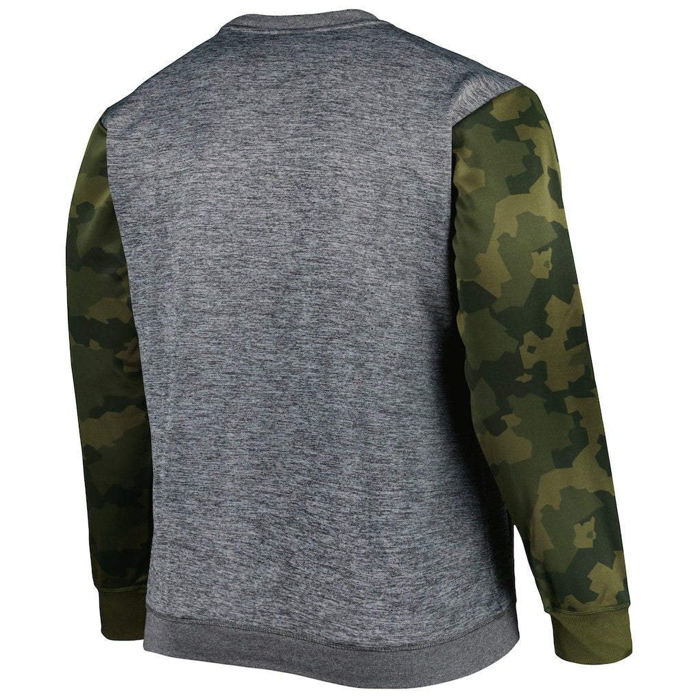 Chicago Bulls Big & Tall Camo Stitched Sweatshirt - Heather Charcoal | Fanatics shop