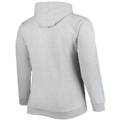 Charlotte Hornets Big & Tall Wordmark Pullover Hoodie - Heather Gray | Fanatics cheap