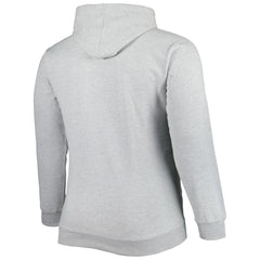 New York Knicks Big & Tall Wordmark Pullover Hoodie - Heather Gray | Fanatics on sale