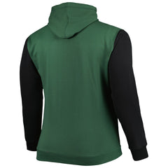 Milwaukee Bucks Big & Tall Bold Attack Pullover Hoodie - Hunter Green/Black | Fanatics shop
