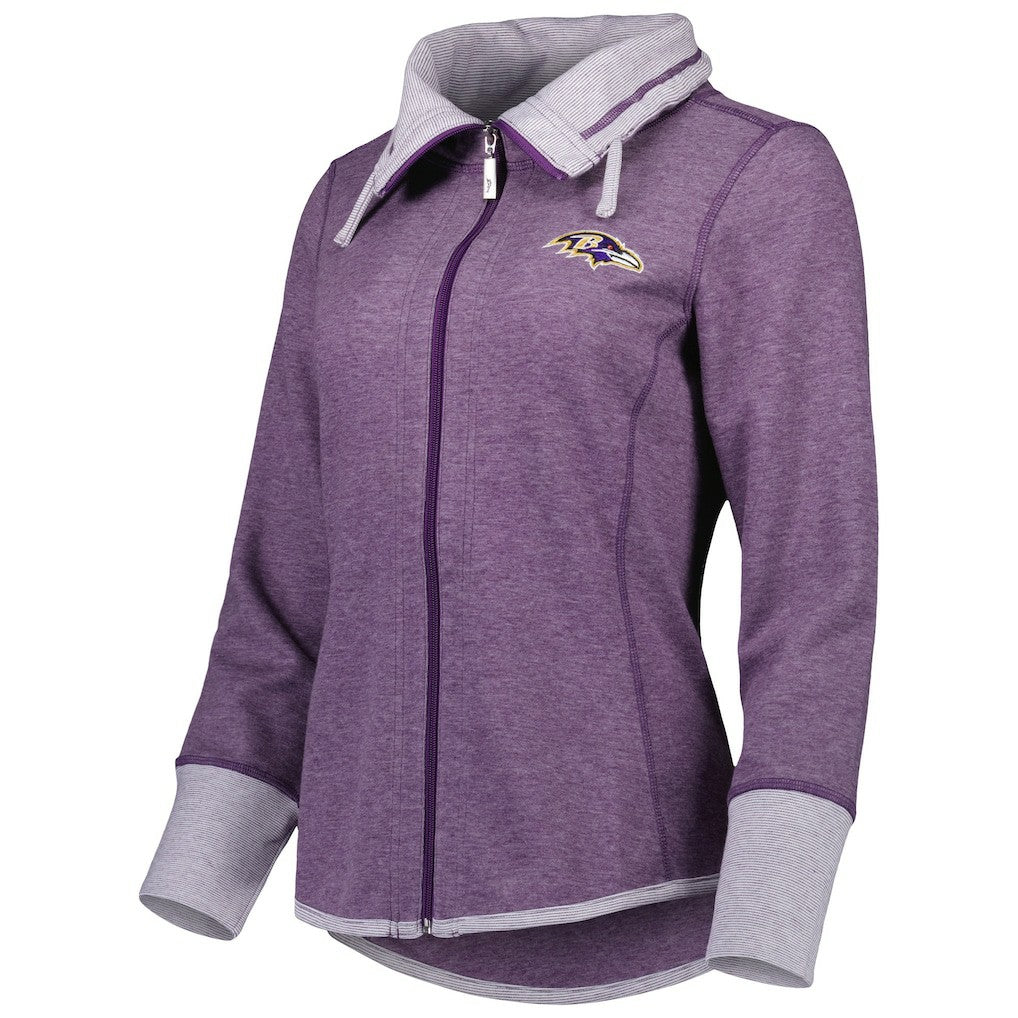 NFL Baltimore Ravens Women's Sport Sun Fade Full-Zip Sweatshirt