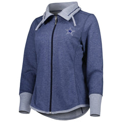 NFL Dallas Cowboys Women's Sport Sun Fade Full-Zip Sweatshirt