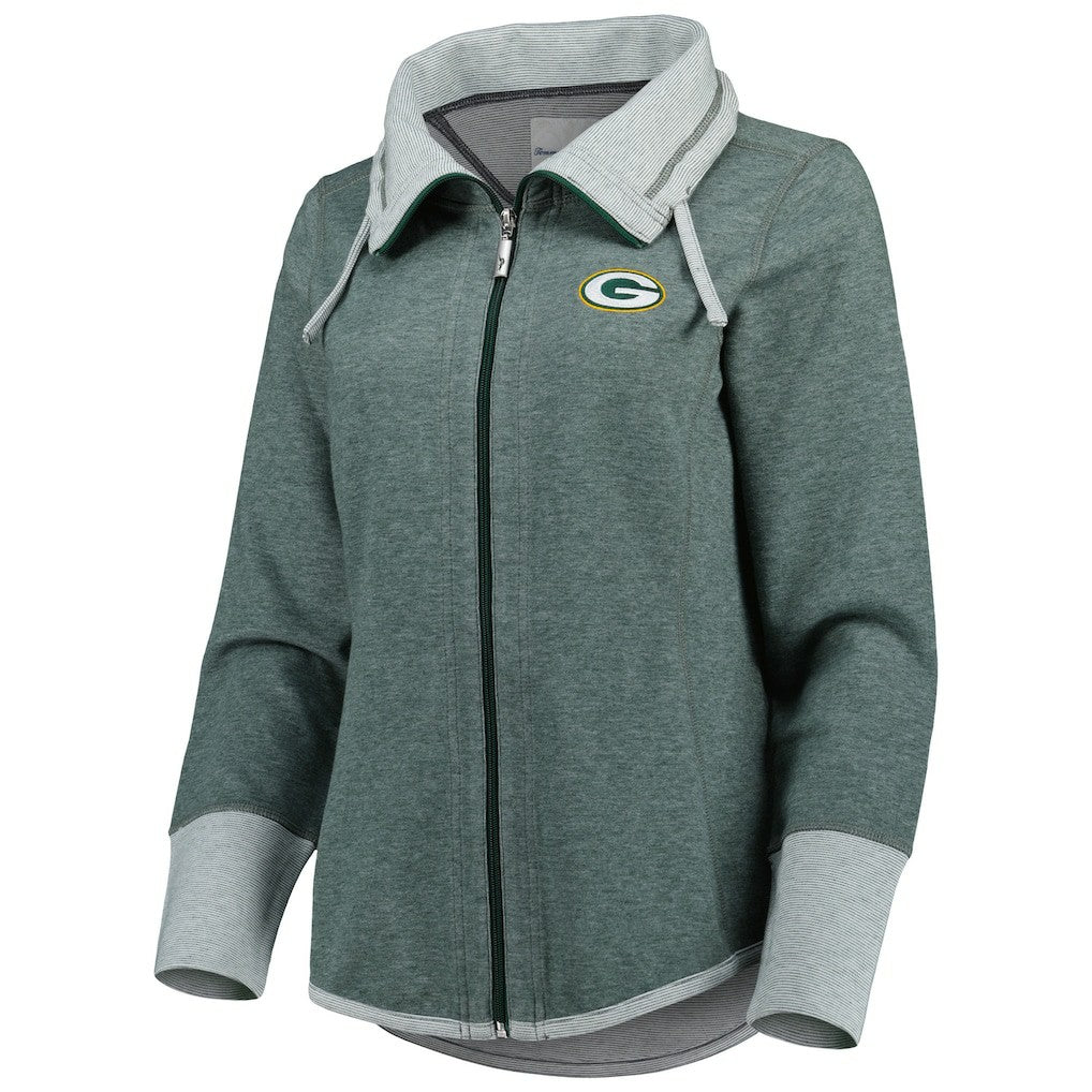 NFL Green Bay Packers Women's Sport Sun Fade Full-Zip Sweatshirt