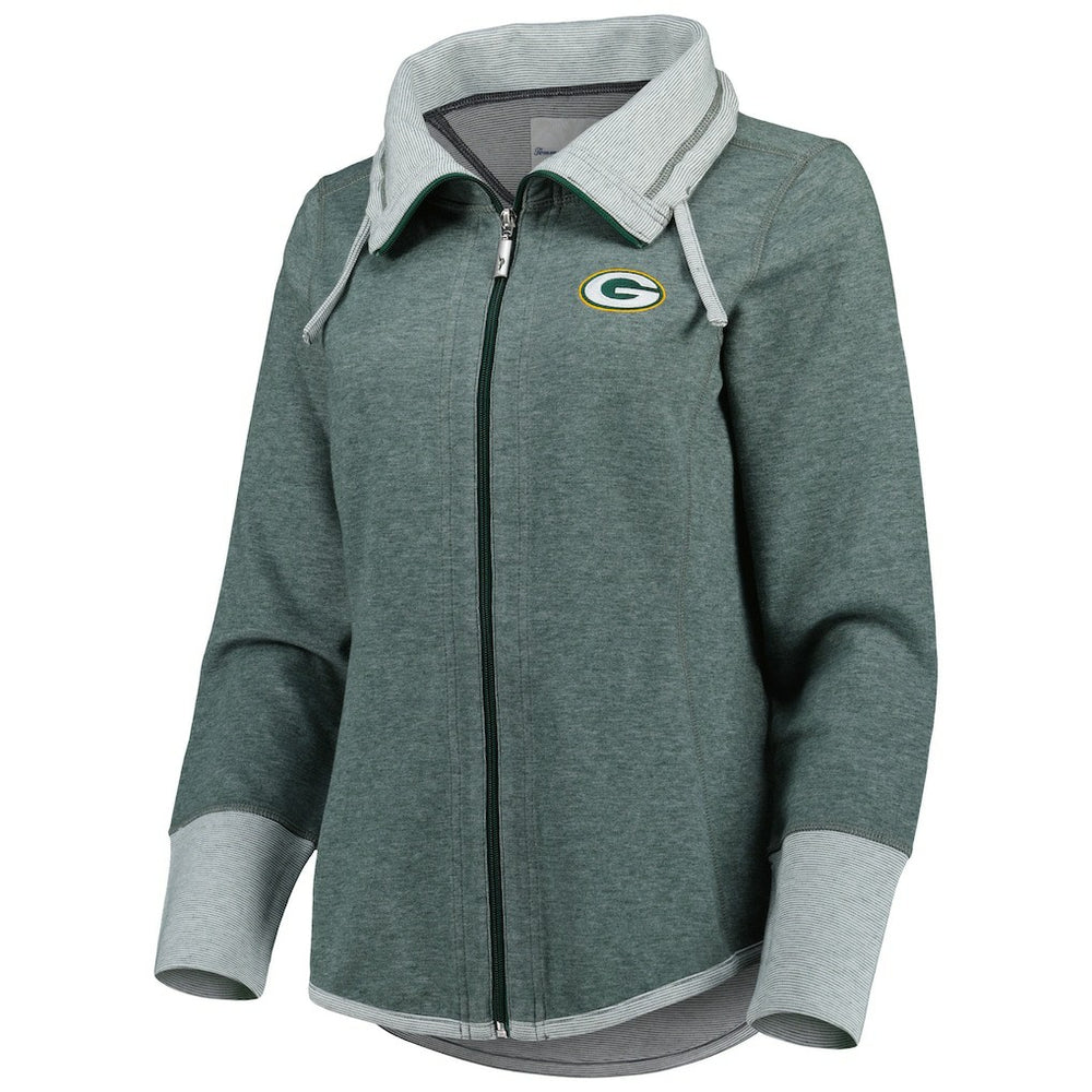 NFL Green Bay Packers Women's Sport Sun Fade Full-Zip Sweatshirt