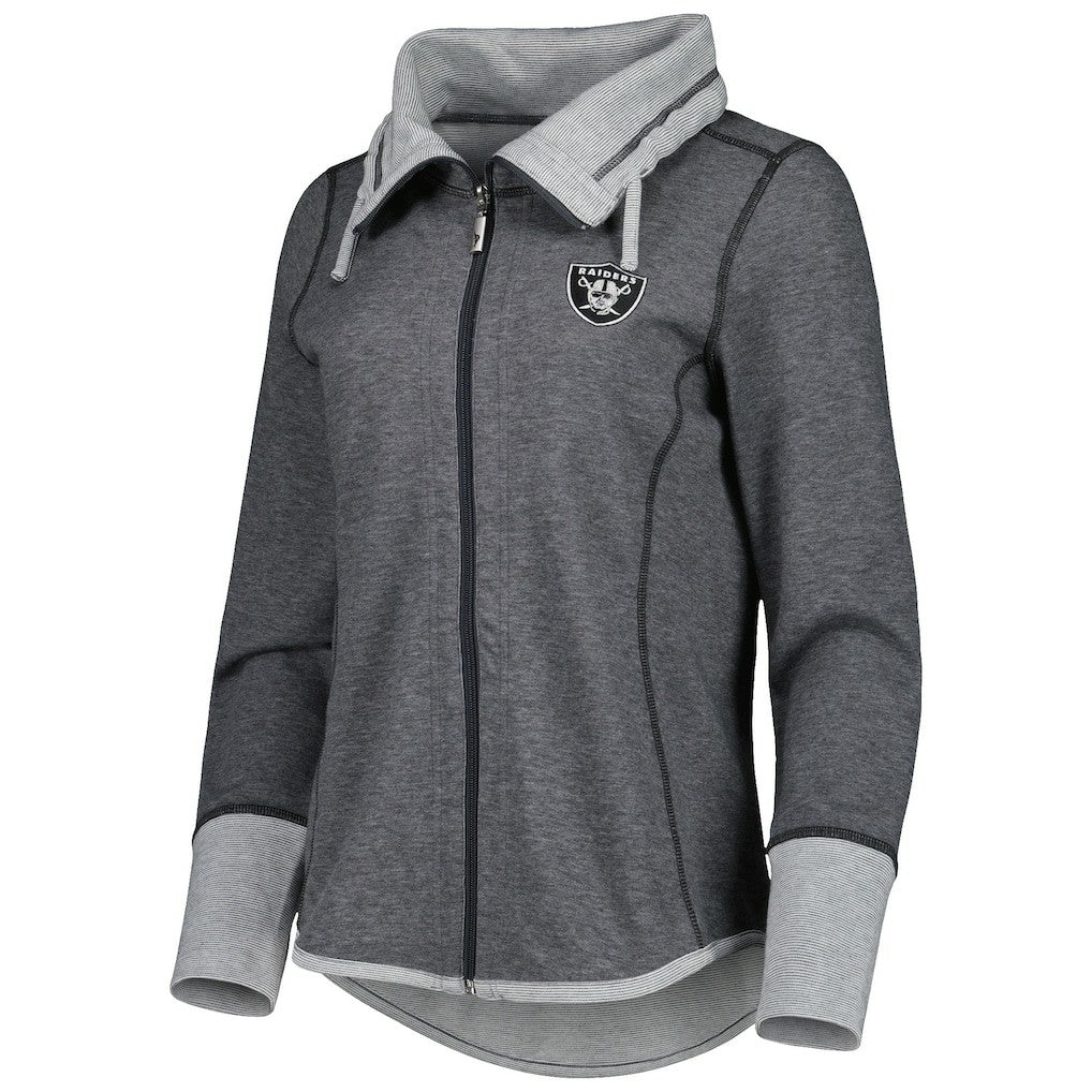 NFL Las Vegas Raiders Women's Sport Sun Fade Full-Zip Sweatshirt