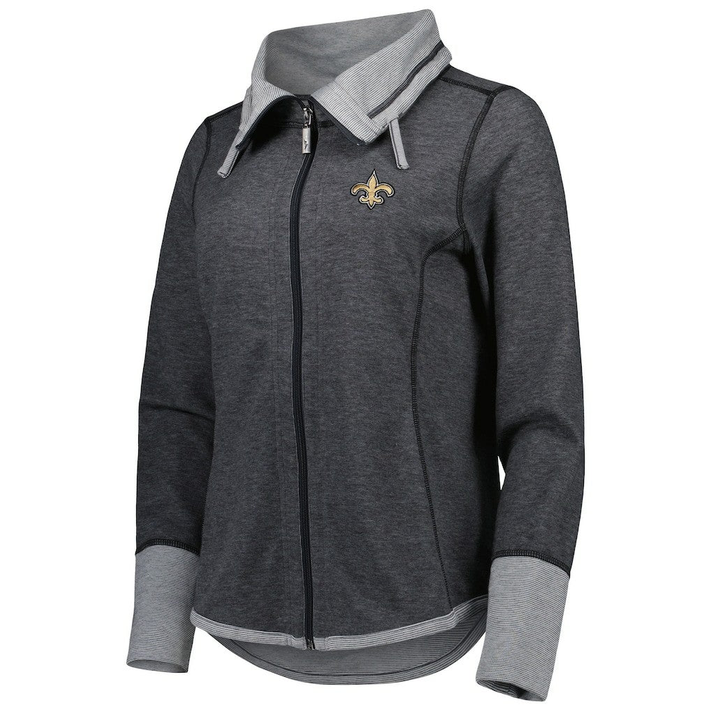 NFL New Orleans Saints Women's Sport Sun Fade Full-Zip Sweatshirt