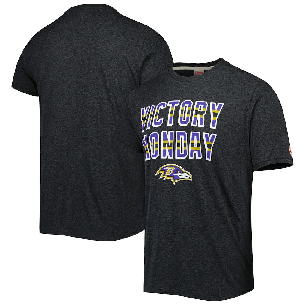 NFL Baltimore Ravens Homage Victory Monday Tri-Blend T-Shirt
