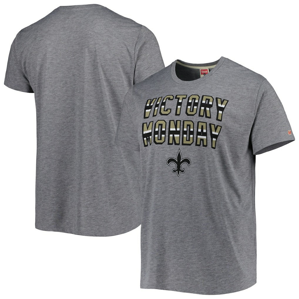 NFL New Orleans Saints Homage Victory Monday Tri-Blend T-Shirt