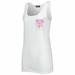 San Francisco Giants Refried Apparel Women's Tie-Dye Tank Top - White