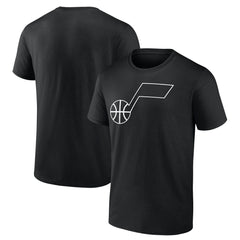 Utah Jazz Taylor Logo T-Shirt - Black discount