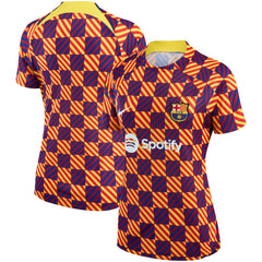 Barcelona Women's 2022/23 Pre-Match Raglan Performance Top / Soccer Online