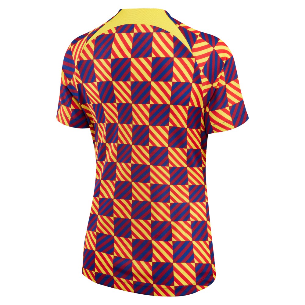 Barcelona Women's 2022/23 Pre-Match Raglan Performance Top / Soccer Online