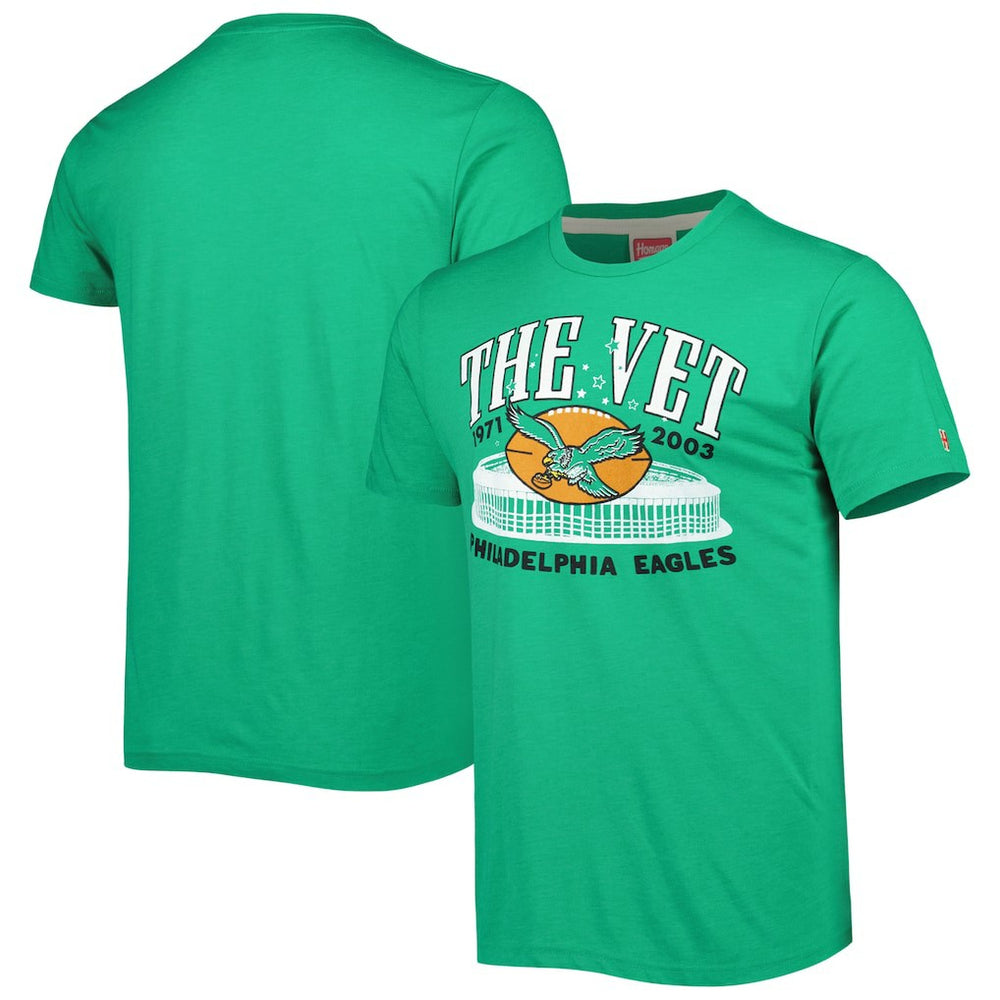 NFL Philadelphia Eagles Homage Stadium Tri-Blend T-Shirt
