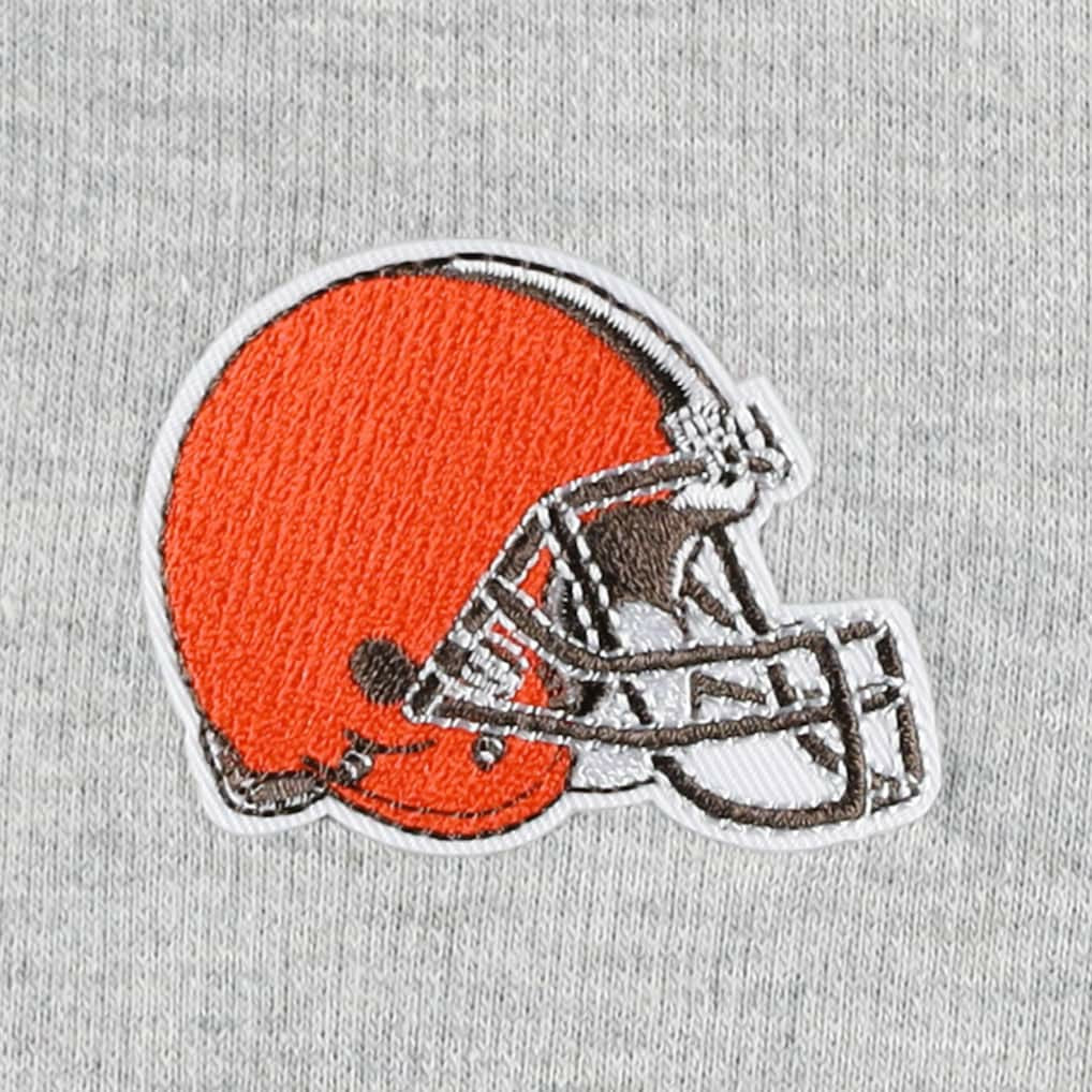 NFL Cleveland Browns Antigua Women's Lightweight Jackpot Raglan Half-Zip Pullover Hoodie