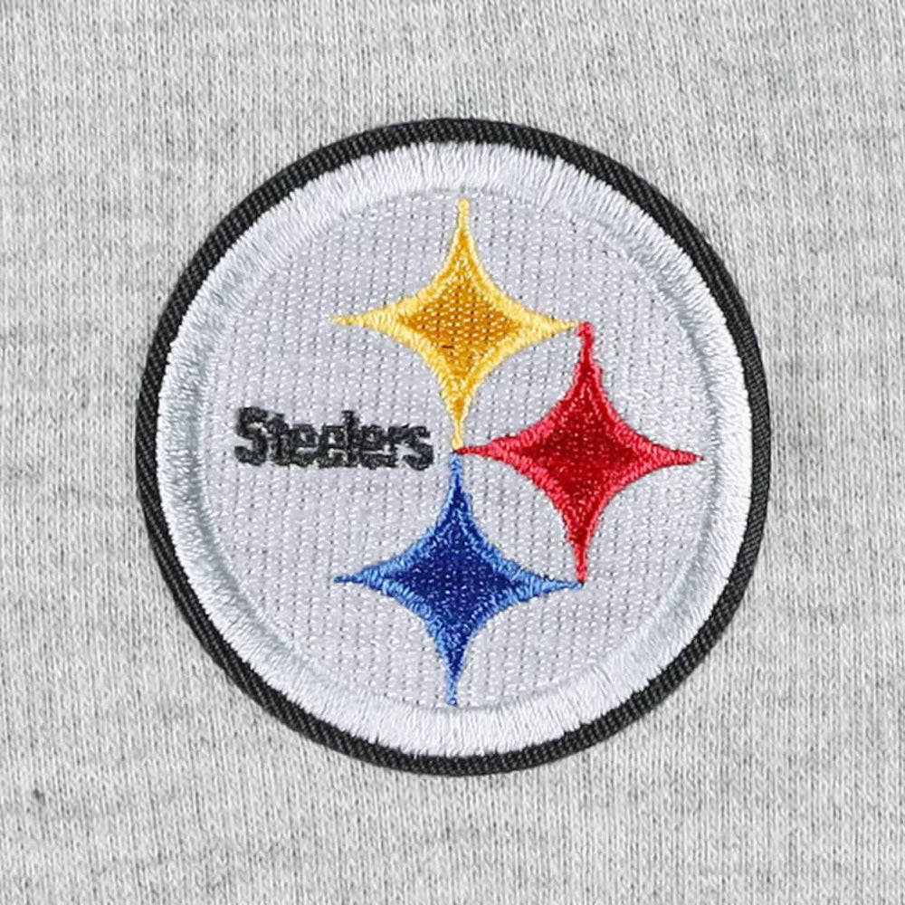 NFL Pittsburgh Steelers Antigua Women's Lightweight Jackpot Raglan Half-Zip Pullover Hoodie