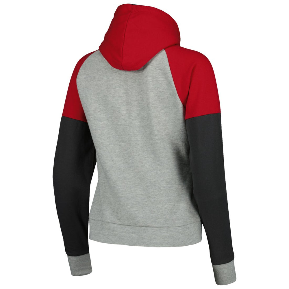 NFL Tampa Bay Buccaneers Antigua Women's Lightweight Jackpot Raglan Half-Zip Pullover Hoodie