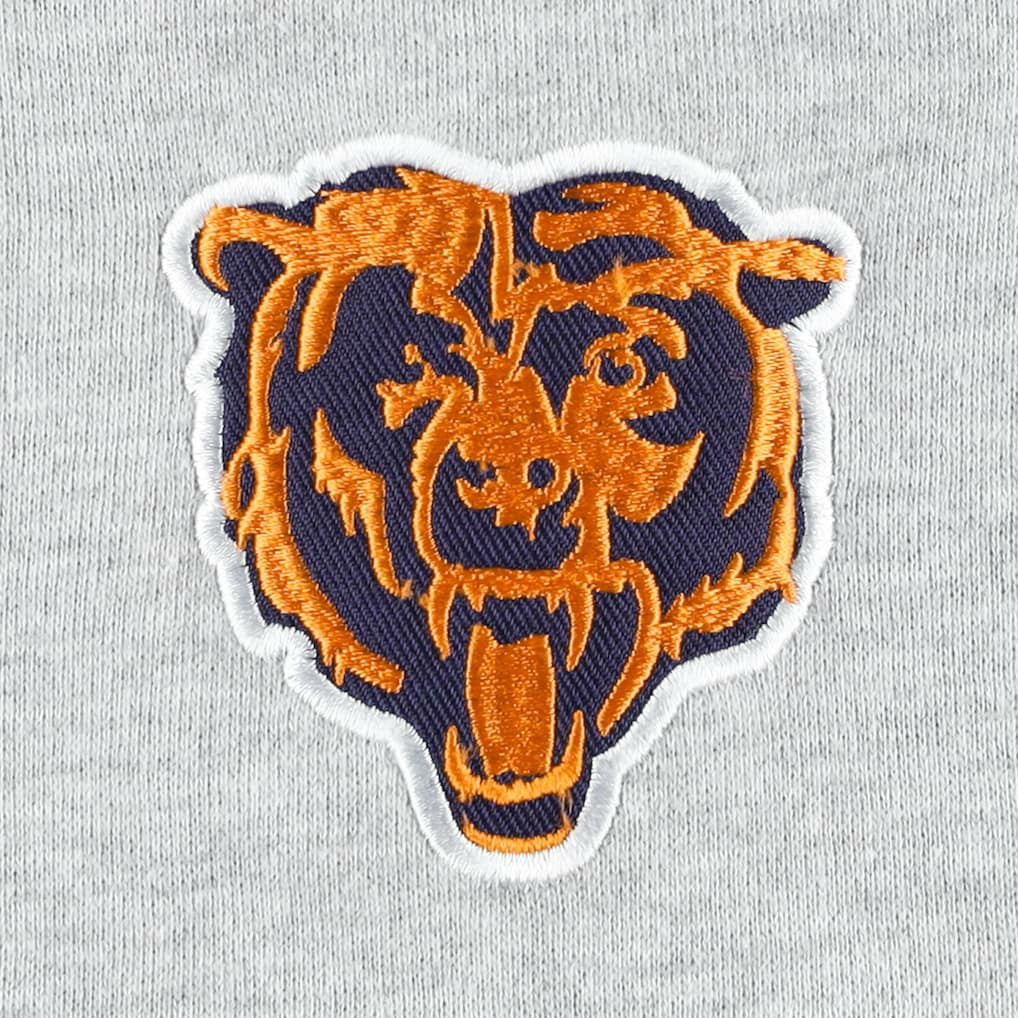 NFL Chicago Bears Big & Tall Fleece Raglan Full-Zip Hoodie Jacket