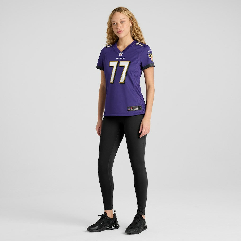 NFL Baltimore Ravens Daniel Faalele  Women's Player Game Jersey