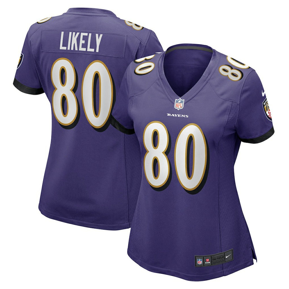 NFL Baltimore Ravens Isaiah Likely  Women's Player Game Jersey