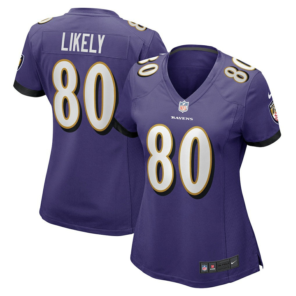 NFL Baltimore Ravens Isaiah Likely  Women's Player Game Jersey
