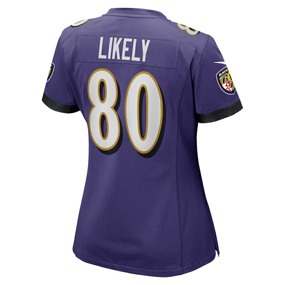 NFL Baltimore Ravens Isaiah Likely  Women's Player Game Jersey