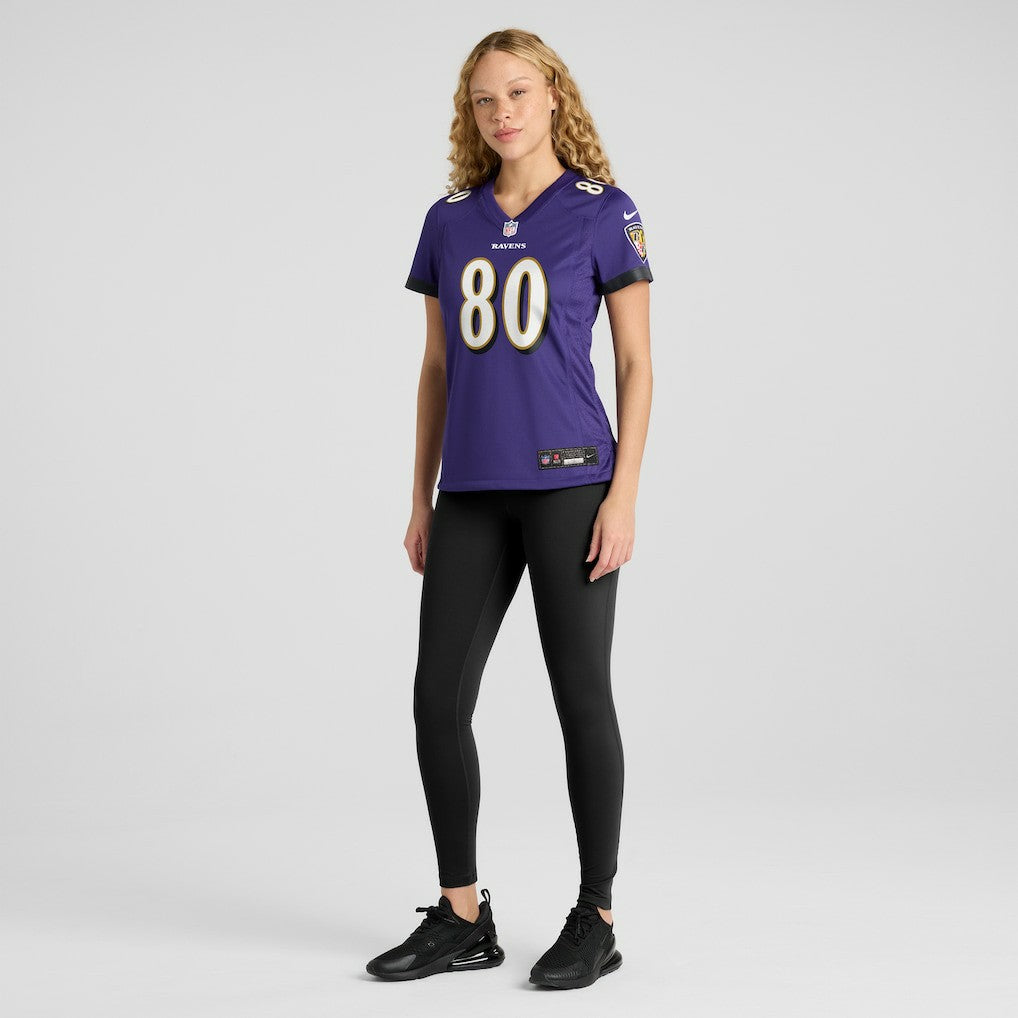 NFL Baltimore Ravens Isaiah Likely  Women's Player Game Jersey