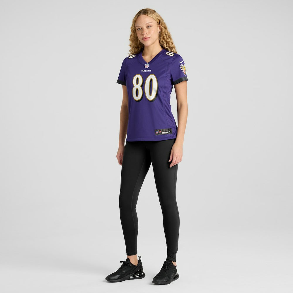 NFL Baltimore Ravens Isaiah Likely  Women's Player Game Jersey
